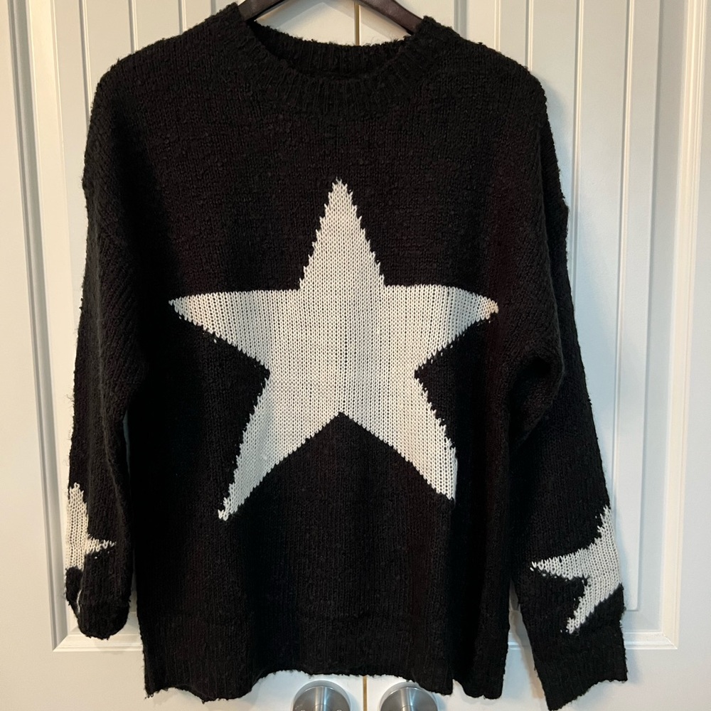Black star sweater
